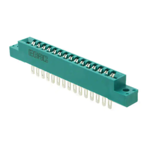 API 500 Series Female Card Edge Connector on a white background