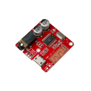 DIY Bluetooth Audio Receiver Board on a white background