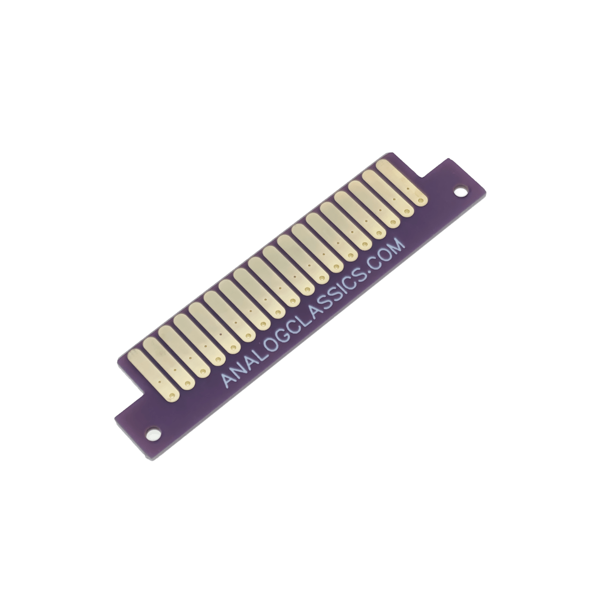 Neve 80 Series Male Card Edge Connector on a white background