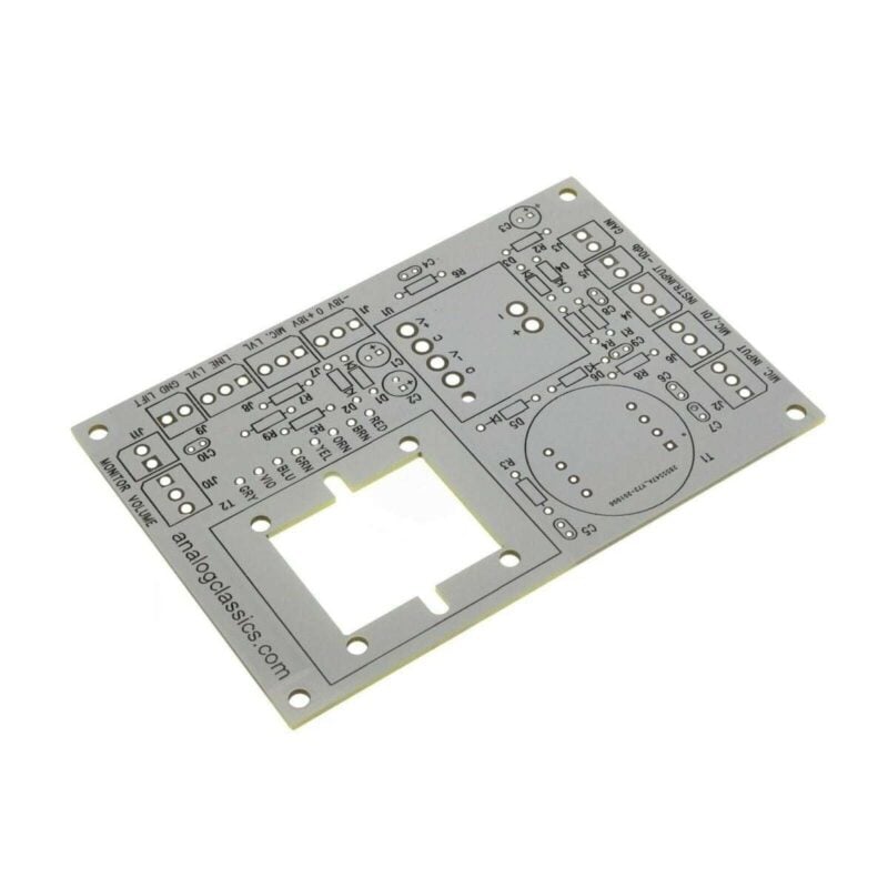 API 312 Clone Mic Preamp PCB w/DI Input on a white background