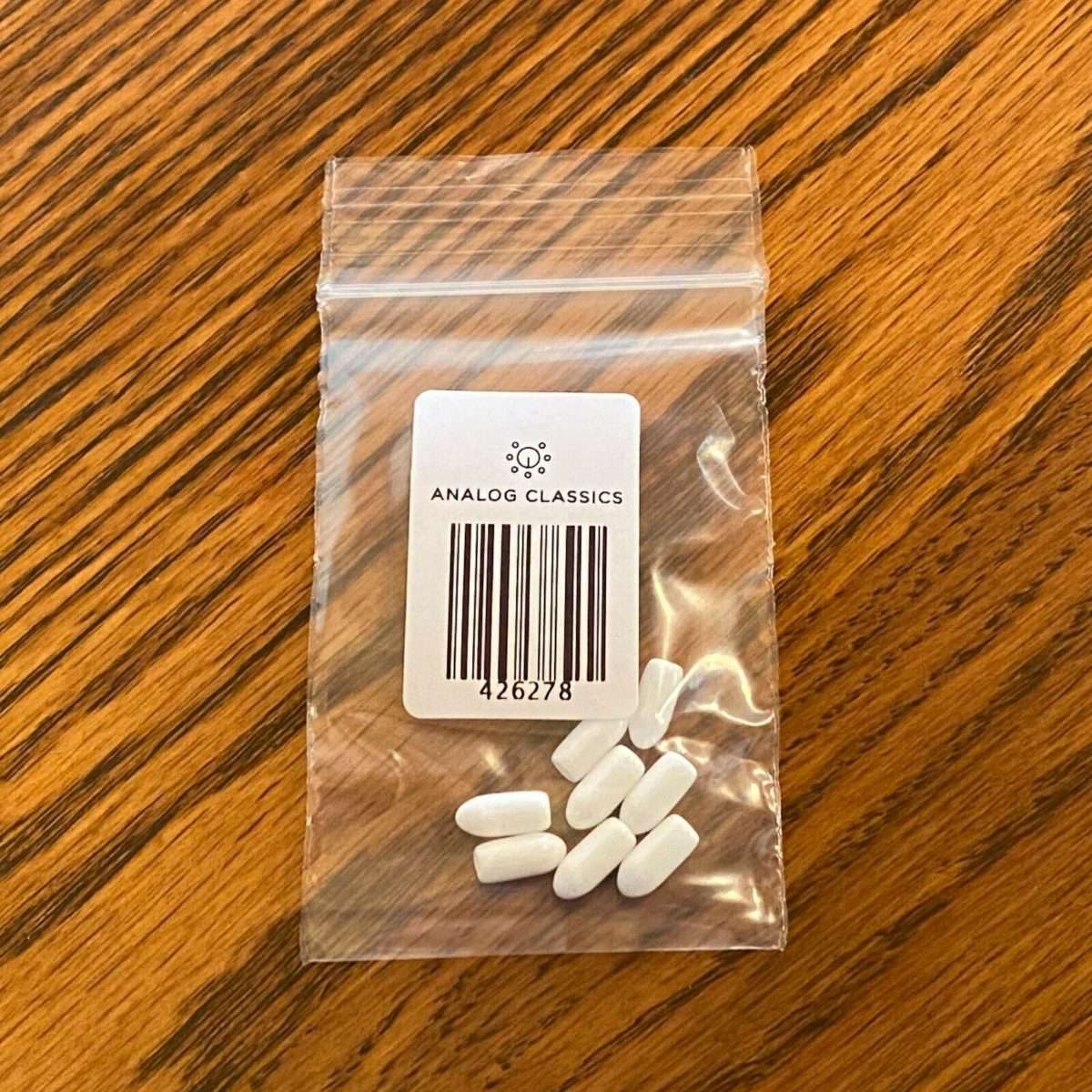 Boss GE-7 Replacement Slider Caps/Knobs – Full Set on a white background