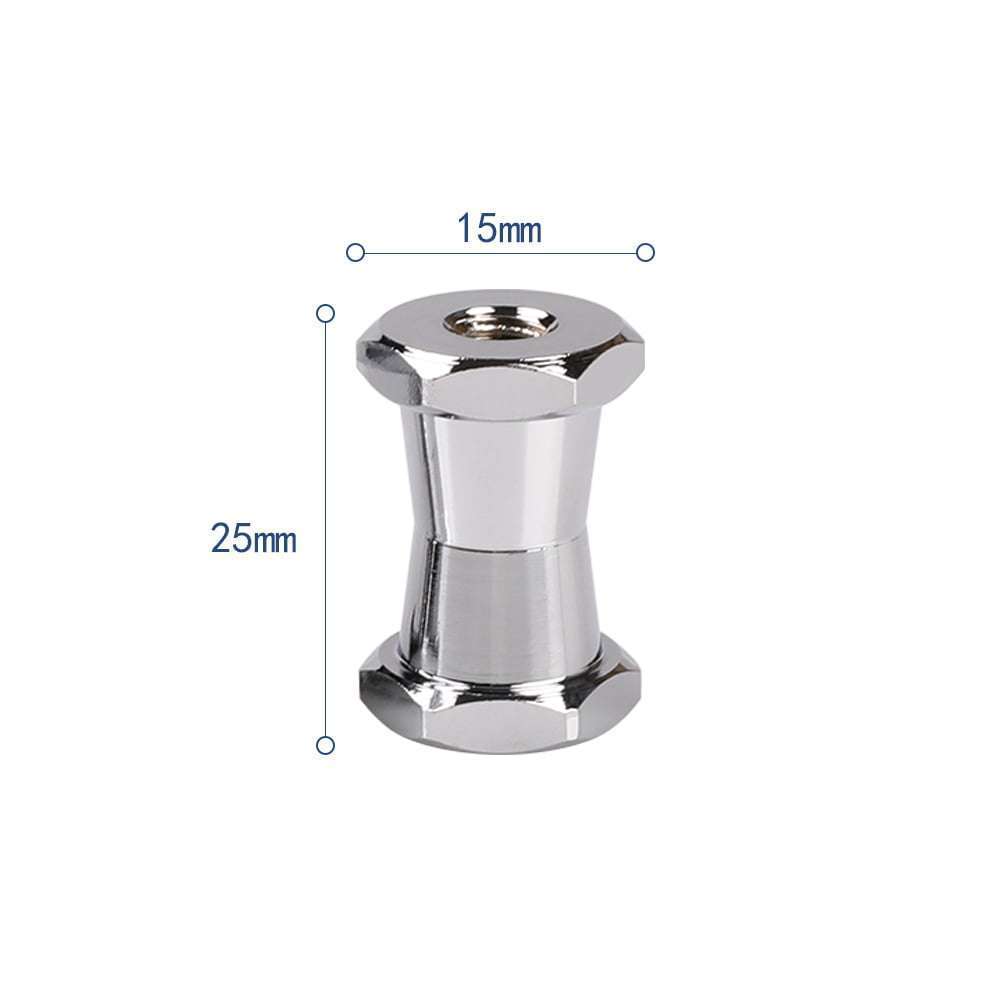 1/4″ to 3/8″ Female Thread Adapter on a white background