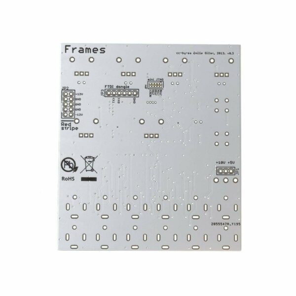 Mutated Frames PCB on a white background