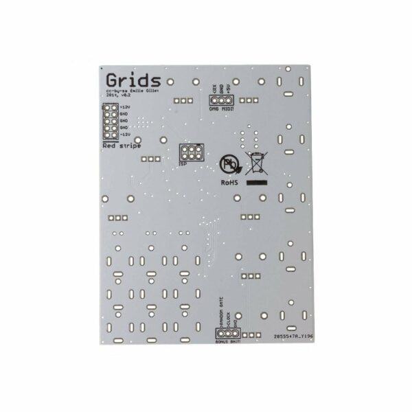 Mutated Grids PCB on a white background