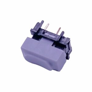 4PDT ON-ON Mini Toggle Switch on a white background