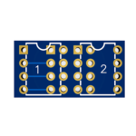 Single to Dual DIP8 Op-Amp Adapter PCB - Image 2